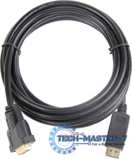 GEMBIRD DisplayPort - DVI 1 m 1m /s1x DisplayPort (wtyk) 1x DVI