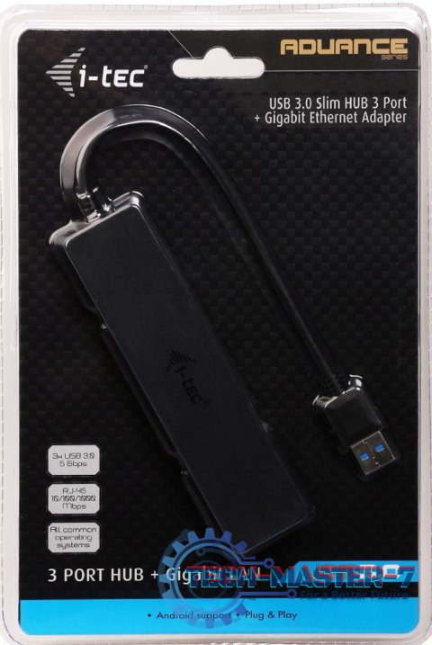 Hub USB I-TEC U3GL3SLIM Hub USB I-TEC U3GL3SLIM