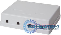LOGILINK- Puszka natynkowa Keystone 4 porty UTP, biała