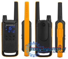 Motorola T82 Extreme Quad Pack Krótkofalówka, (Walkie-Talkie), 10 km, Czarny