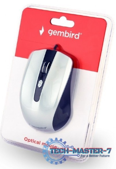 Mysz Przewodowa GEMBIRD MUS-4B-01-BS Czarno-srebrny Mysz Przewodowa GEMBIRD MUS-4B-01-BS Czarno-srebrny