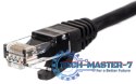 NETRACK RJ45 - RJ45 0.25 m Czarny 0.25 Patchcord