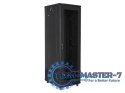 SZAFA INSTALACYJNA RACK STOJĄCA 19" 42U 600X800 CZARNA DRZWI PERFOROWANE LANBERG (FLAT PACK)