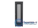 SZAFA INSTALACYJNA RACK STOJĄCA 19" 42U 600X800 CZARNA DRZWI PERFOROWANE LANBERG (FLAT PACK)