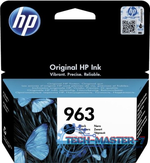 Tusz HP 963 Czarny 3JA26AE Tusz HP 963 Czarny 3JA26AE