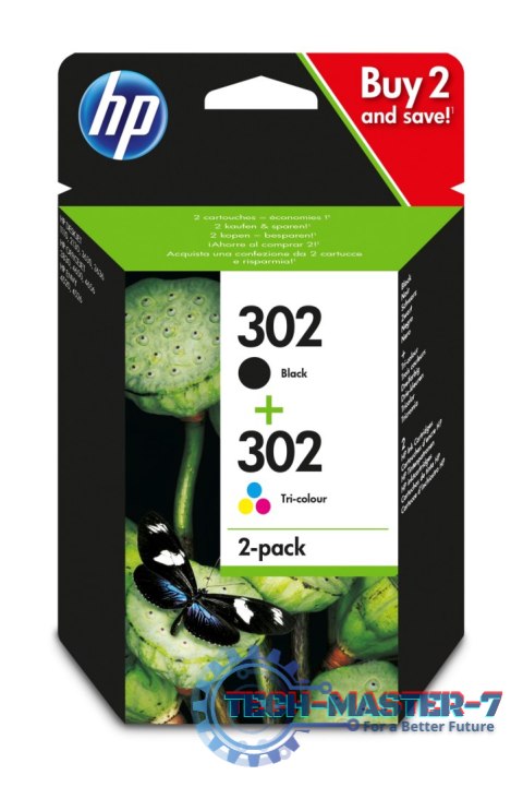 Tusz HP HP 302 Czarny i Kolor X4D37AE Tusz HP HP 302 Czarny i Kolor X4D37AE