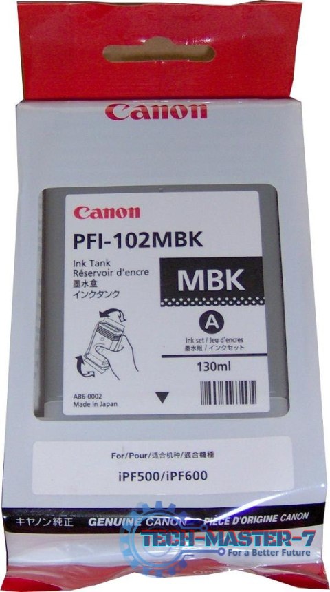 Wkład CANON PFI-102MBK 0894B001AA Wkład CANON PFI-102MBK 0894B001AA