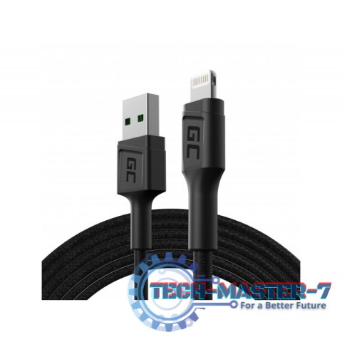 Kabel USB GREEN CELL Lightning 1.2 Kabel USB GREEN CELL Lightning 1.2