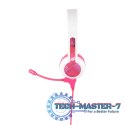 Słuchawki z Mikrofonem dla Dzieci 3+ 85dB StudyBuddy Pink