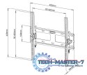 Uchwyt do TV TECHLY 301269 (nośność 60kg \23 - 55 cali)