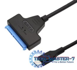 Adapter GEMBIRD AUS3-03 USB Typ C Męska - SATA 22pin Męska