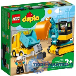 LEGO 10931 Duplo - Ciężarówka i koparka gąsienicowa