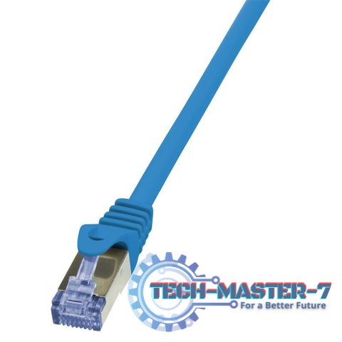 LOGILINK S/FTP Cat.6a 3 m Niebieski 3 Patchcord LOGILINK S/FTP Cat.6a 3 m Niebieski 3 Patchcord