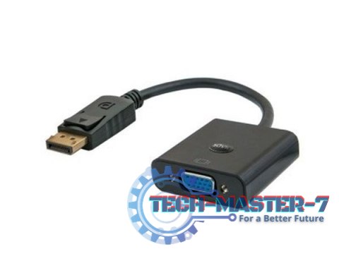 Adapter SAVIO SAVIO CL-90B DisplayPort - VGA Adapter SAVIO SAVIO CL-90B DisplayPort - VGA