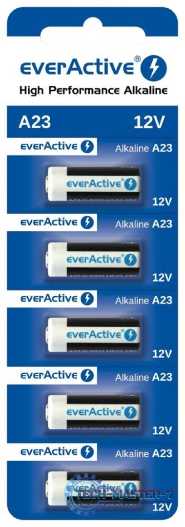 Baterie EVERACTIVE Alkaliczna A23 55mAh Blister 23A5BL Baterie EVERACTIVE Alkaliczna A23 55mAh Blister 23A5BL
