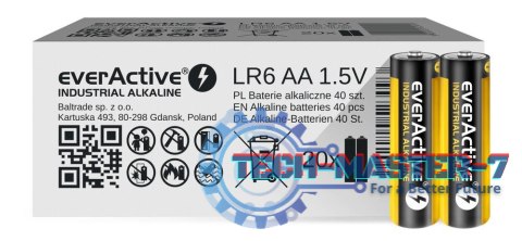 Baterie EVERACTIVE Alkaliczna AA 2700mAh 40 szt. EVLR6S2IK Baterie EVERACTIVE Alkaliczna AA 2700mAh 40 szt. EVLR6S2IK