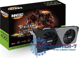 Karta graficzna INNO3D GeForce RTX 4060 Twin X2 OC 8GB GDDR6 (N40602-08D6X-173051N)