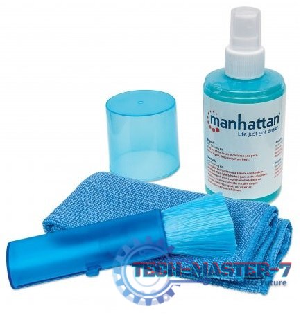 Manhattan Czyszczący zestaw do LCD 200ml płyn/pędzel/szmatka z mikrofibry Manhattan Czyszczący zestaw do LCD 200ml płyn/pędzel/szmatka z mikrofibry