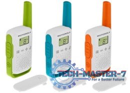 Motorola T42 Triple Pack Krótkofalówka, (Walkie-Talkie), 4 km, 3 kolory