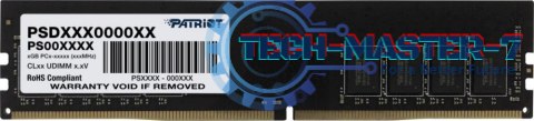 Pamięć PATRIOT (UDIMM/DDR4/8 GB/3200MHz/22CL/SINGLE) Pamięć PATRIOT (UDIMM/DDR4/8 GB/3200MHz/22CL/SINGLE)