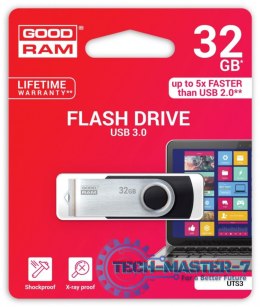 Pendrive (Pamięć USB) GOODRAM (32 GB /USB 3.0 /Biało-srebrny )