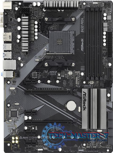 Płyta główna ASROCK B450 Pro4 R2.0 Socket AM4 ATX Płyta główna ASROCK B450 Pro4 R2.0 Socket AM4 ATX