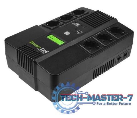 Zasilacz awaryjny GREEN CELL UPS06 600VA Zasilacz awaryjny GREEN CELL UPS06 600VA