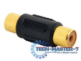 Adapter GEMBIRD A-RCAFF-01 RCA (gniazdo) - RCA (gniazdo)