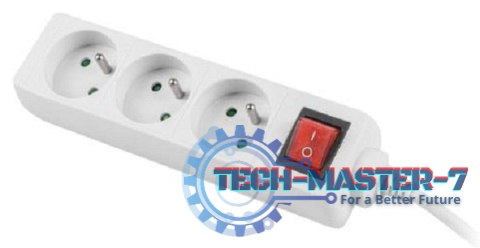 Listwa zasilająca LANBERG PS1-03E-0300-W Listwa zasilająca LANBERG PS1-03E-0300-W