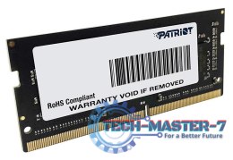 Pamięć PATRIOT (SODIMM/DDR4/16 GB/2666MHz/19CL/SINGLE)