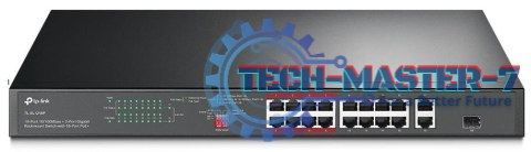 Przełącznik TP-LINK TL-SL1218P (16x 10/100 PoE+ ) Przełącznik TP-LINK TL-SL1218P (16x 10/100 PoE+ )