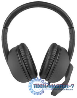 Słuchawki z mikrofonem Na głowę NATEC NSL-1452 (2.2m /2x 3.5 mm wtyk/Czarny)