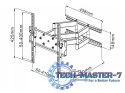 Uchwyt do TV TECHLY 301429 (nośność 70kg \23 - 55 cali)