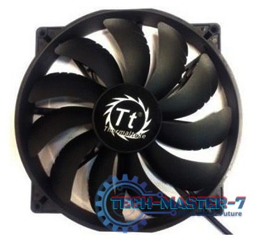 Wentylator do obudów THERMALTAKE Pure 20 Czarny CL-F015-PL20BL-A Wentylator do obudów THERMALTAKE Pure 20 Czarny CL-F015-PL20BL-A