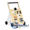 Drewniany chodzik pchacz wózek edukacyjny dla dzieci ECOTOYS ECOTOYS