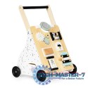 Drewniany chodzik pchacz wózek edukacyjny dla dzieci ECOTOYS ECOTOYS