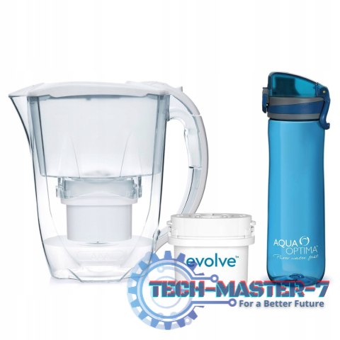 Dzbanek do wody Aqua Optima Oria 2,8l + filtr 60 dni + bidon 600ml WEBBER Dzbanek do wody Aqua Optima Oria 2,8l + filtr 60 dni + bidon 600ml WEBBER