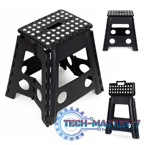 Stołek składany 1 stopniowy taboret z tworzywa 39 cm ModernHome Stołek składany 1 stopniowy taboret z tworzywa 39 cm ModernHome