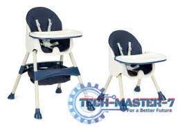 Fotelik krzesełko do karmienia dzieci wysokie 2w1 ECOTOYS ECOTOYS