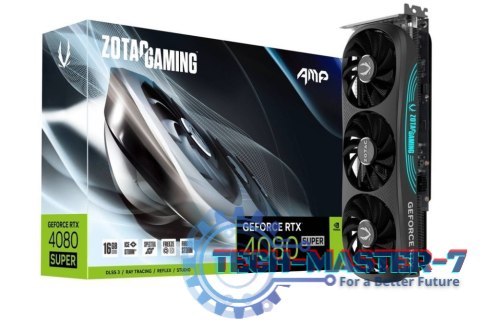 Karta graficzna ZOTAC GeForce RTX 4080 SUPER AMP 16GB GDDR6X (ZT-D40820F-10P) Karta graficzna ZOTAC GeForce RTX 4080 SUPER AMP 16GB GDDR6X (ZT-D40820F-10P)