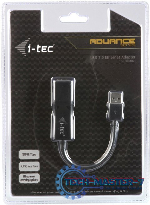 Karta sieciowa przewodowa I-TEC U2LAN Karta sieciowa przewodowa I-TEC U2LAN