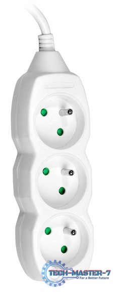 Listwa zasilająca TRACER Power Cord 1.5 m (3 gniazda Biały) TRALIS44613 Listwa zasilająca TRACER Power Cord 1.5 m (3 gniazda Biały) TRALIS44613