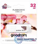 Pendrive (Pamięć USB) GOODRAM (32 GB /USB 2.0 /Biały z wzorem )