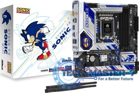 Płyta główna ASROCK Płyta główna ASRock B760M PG SONIC WIFI LGA1700 MICRO ATX Płyta główna ASROCK Płyta główna ASRock B760M PG SONIC WIFI LGA1700 MICRO ATX