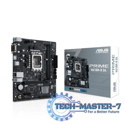 Płyta główna ASUS PRIME H610M-R D4-SI LGA1700 MICRO ATX Płyta główna ASUS PRIME H610M-R D4-SI LGA1700 MICRO ATX