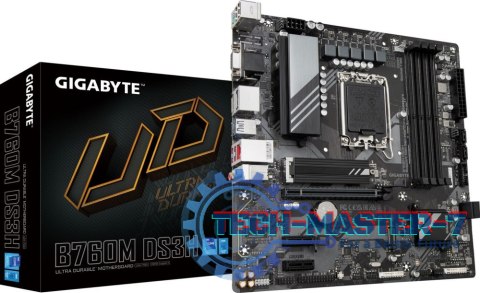 Płyta główna GIGABYTE B760M DS3H LGA1700 microATX Płyta główna GIGABYTE B760M DS3H LGA1700 microATX