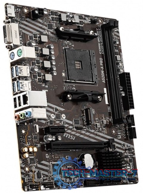 Płyta główna MSI A520M-A PRO Socket AM4 MICRO ATX Płyta główna MSI A520M-A PRO Socket AM4 MICRO ATX