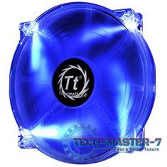 Wentylator do obudów THERMALTAKE Pure 20 LED Niebieski CL-F016-PL20BU-A Wentylator do obudów THERMALTAKE Pure 20 LED Niebieski CL-F016-PL20BU-A