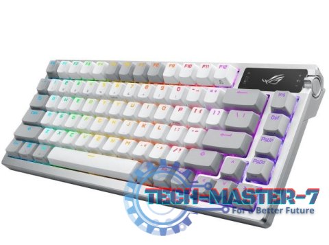 Klawiatura Bezprzewodowa ASUS ROG Azoth White NX OLED Klawiatura Bezprzewodowa ASUS ROG Azoth White NX OLED