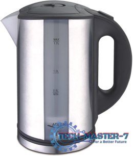 Czajnik ADLER AD 1216 (1.7L /2000W /Stalowo-czarny )